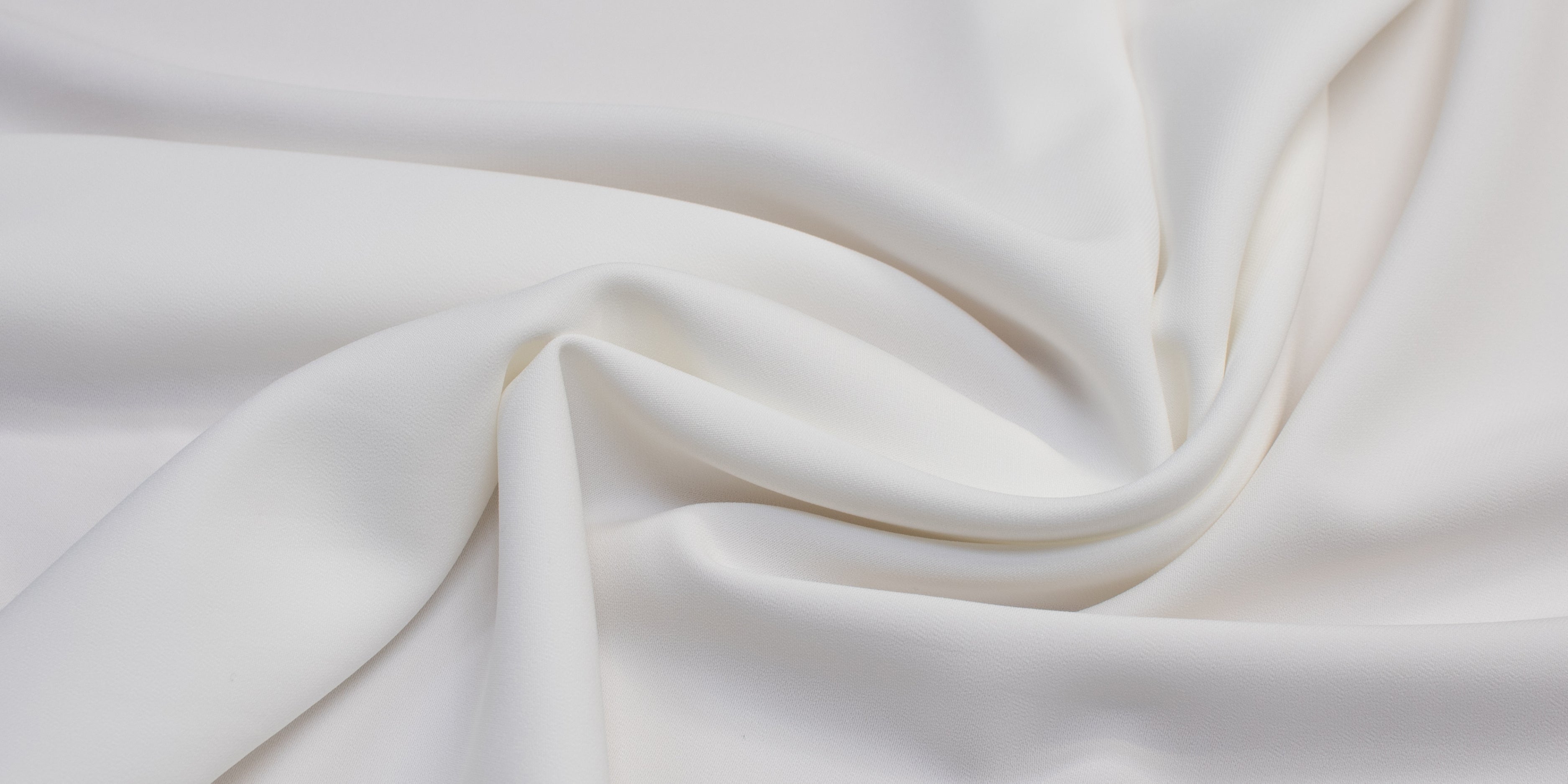crinkled white rayon fabric