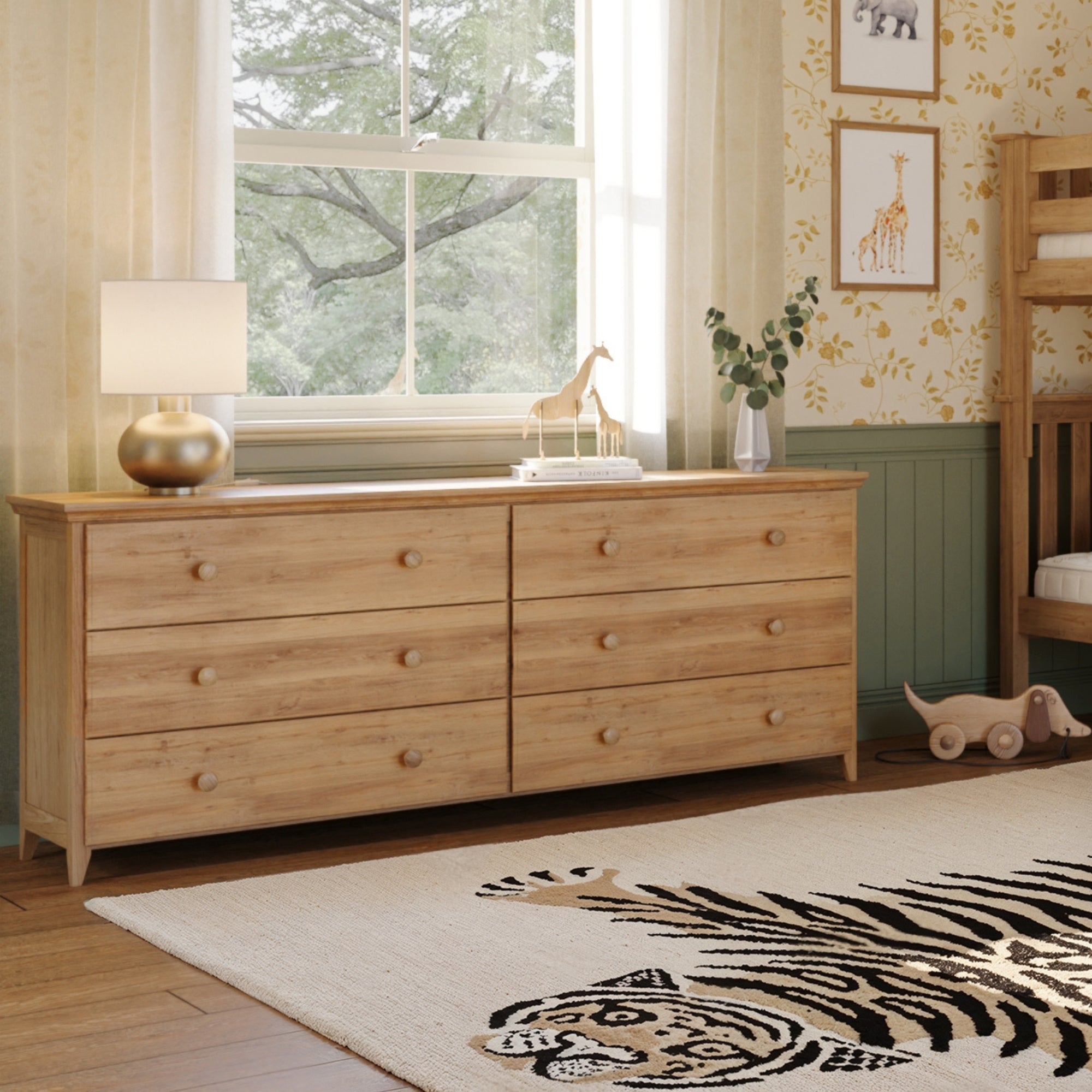 Savona 6 Drawer Dresser FSC -Certified Oak