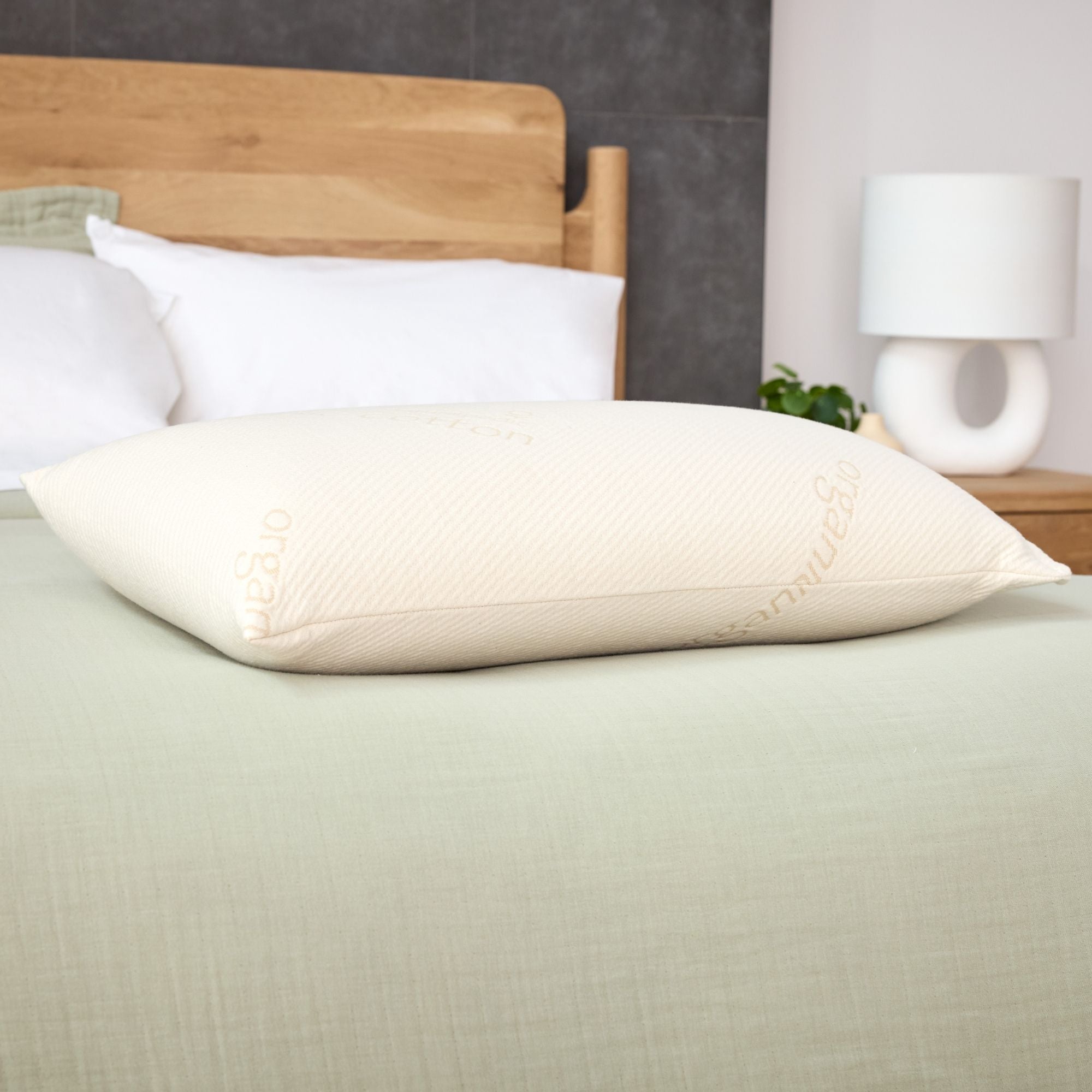 Organic Solid Latex Pillow | GOLS-Certified Natural Latex Pillows
