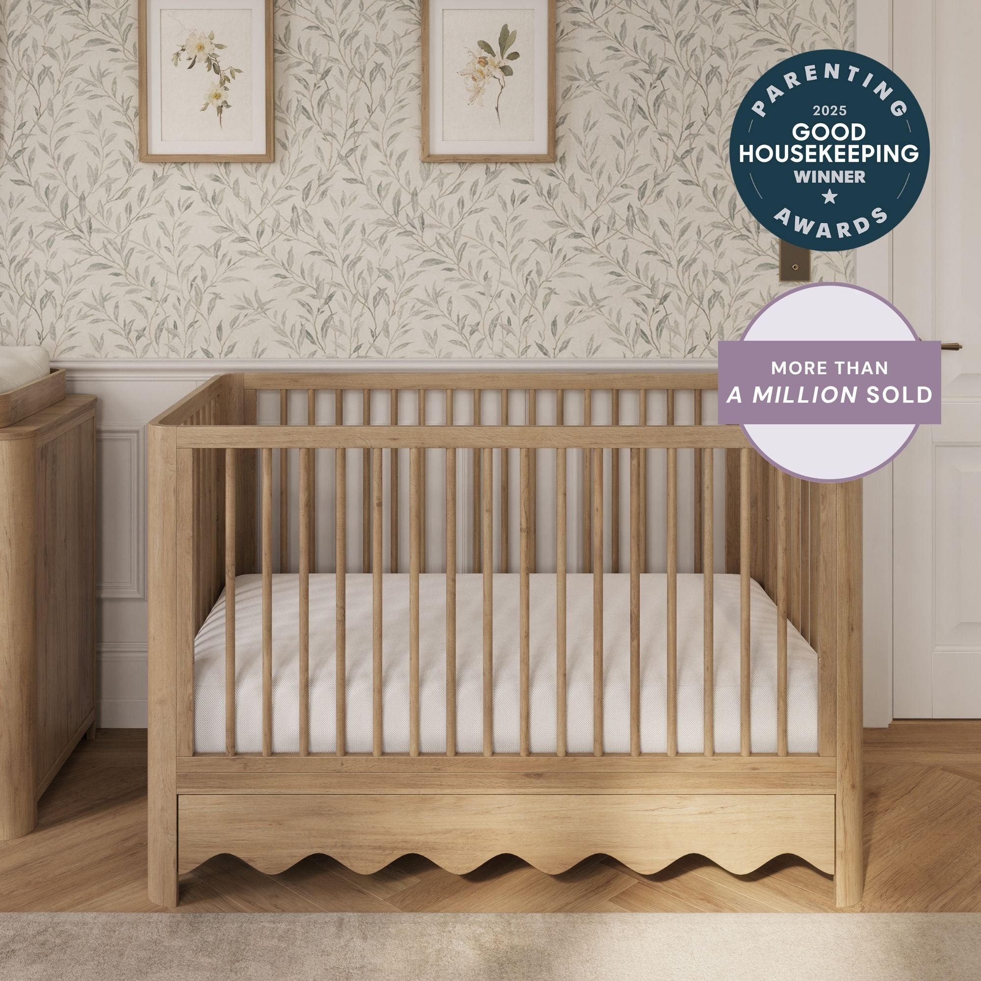 Breathable Organic 2-Stage Baby Crib Mattress