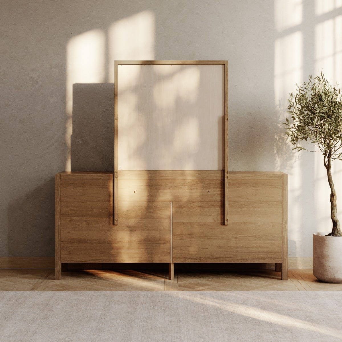Arienzo FSC®-Certified White Oak Mirror