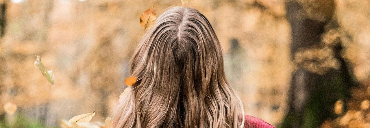 Woman standing ourside on a fresh fall day