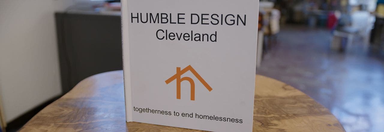 Humble Design Cleveland table-top sign