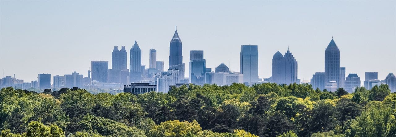 Atlanta city skyline