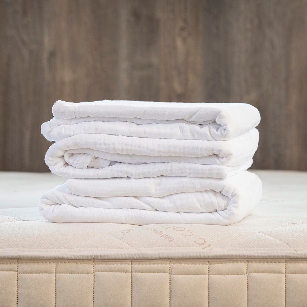 White cotton king blanket online