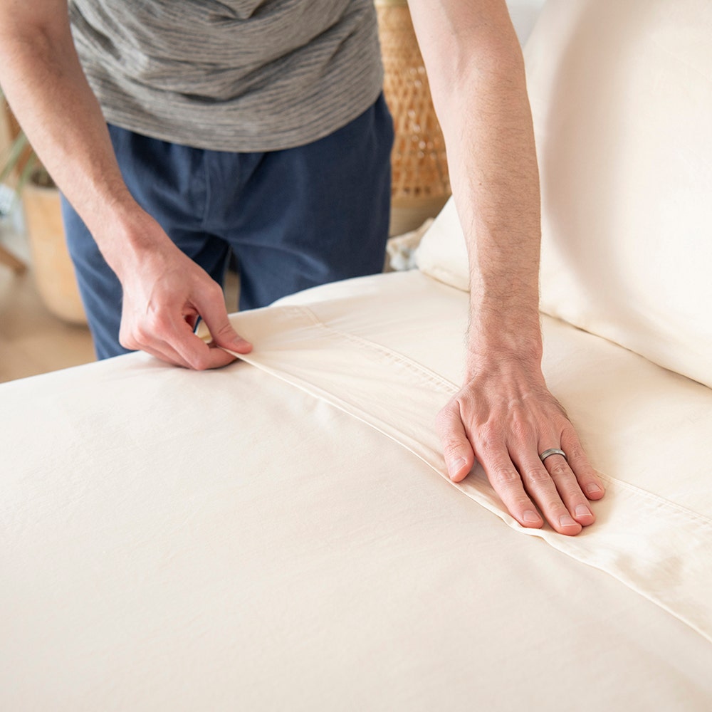 GOTS Certified Organic Cotton Sateen Sheets Naturepedic