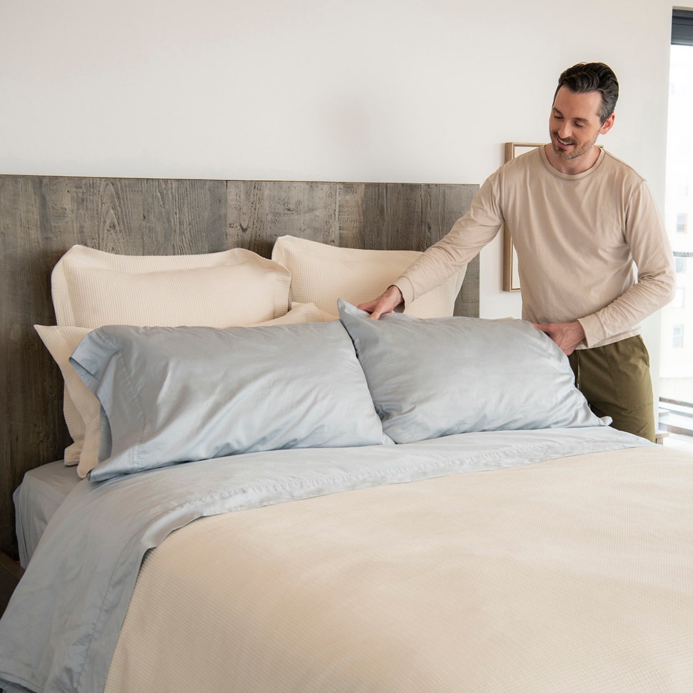 Organic Cotton Sateen Sheets + Pillowcases