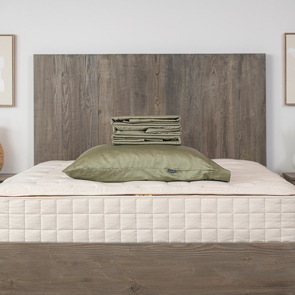 Organic Cotton Sateen Sheets + Pillowcases