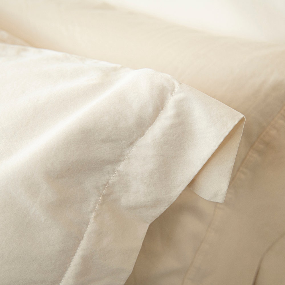 Organic Cotton Sateen Duvet Covers + Shams