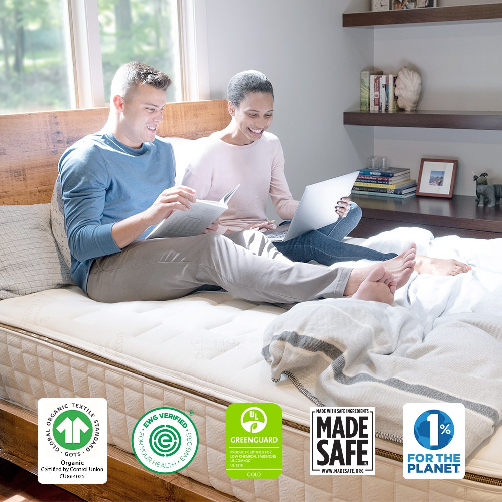 EOS Trilux Organic Latex Mattress Customizable Naturepedic