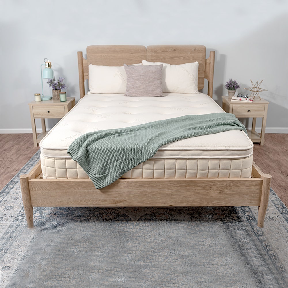 Concerto Plush Pillow Top Organic Mattress (Latex Hybrid Mattress)