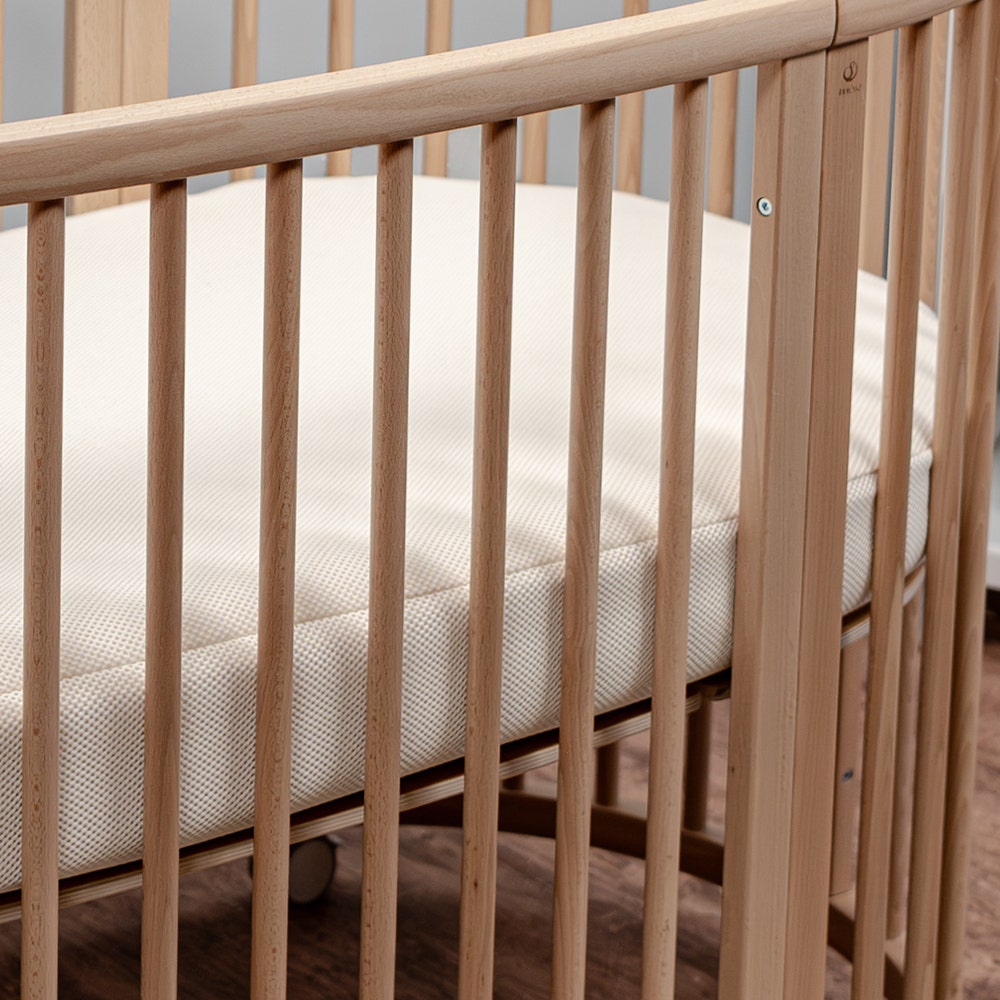 Organic Breathable Oval Crib Mattress (For Stokke Sleepi Bed)