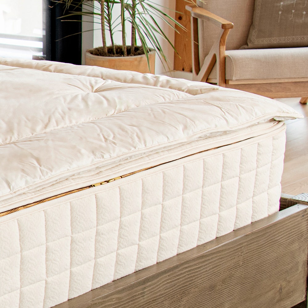 2" Alpaca Mattress Topper with Organic Cotton Fabric