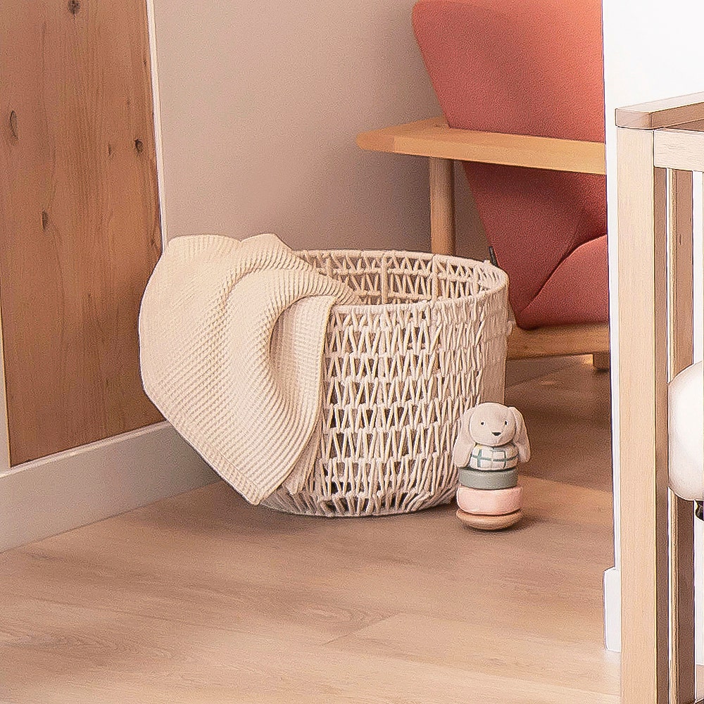 Organic Waffle Baby Blanket