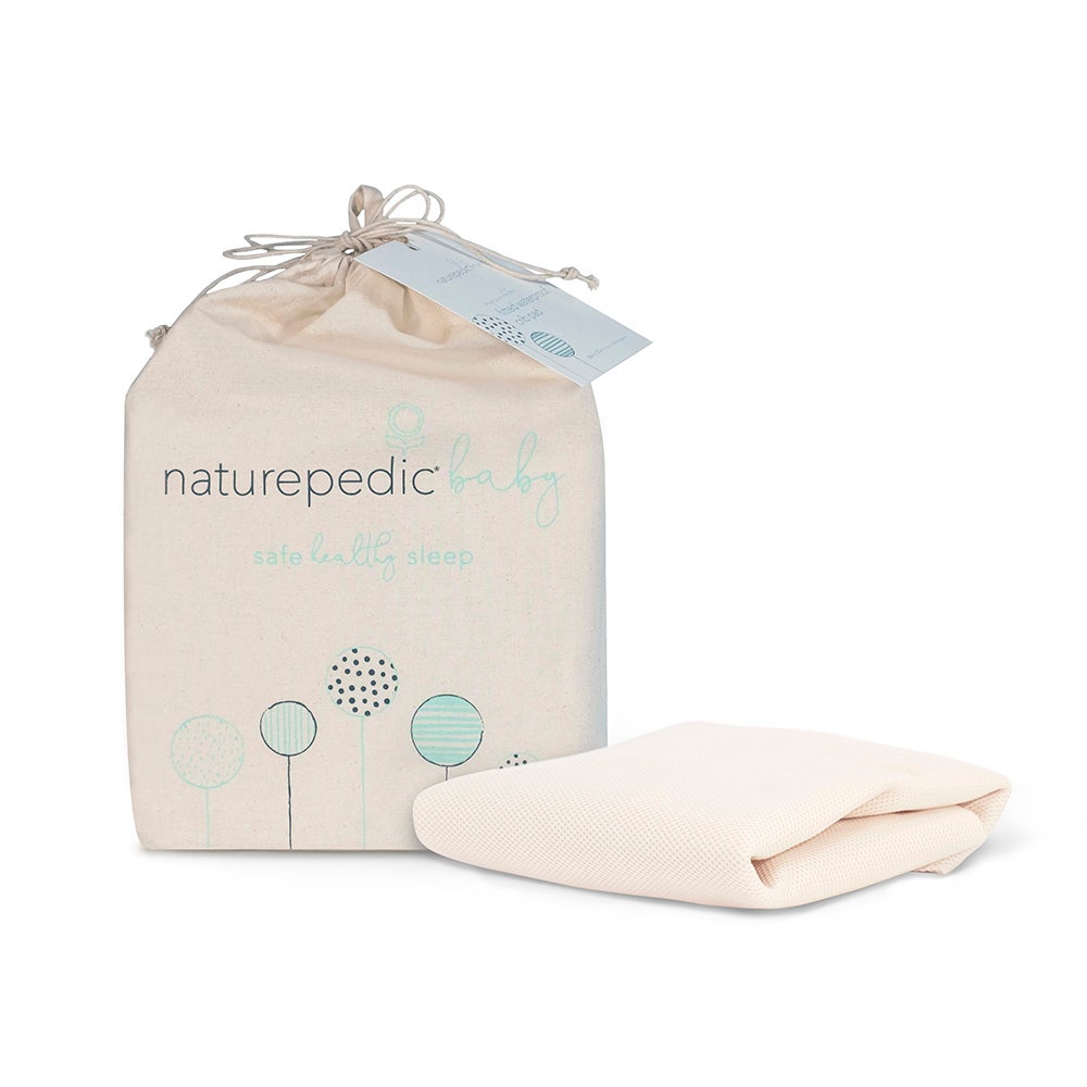 Naturepedic crib sales mattress cover