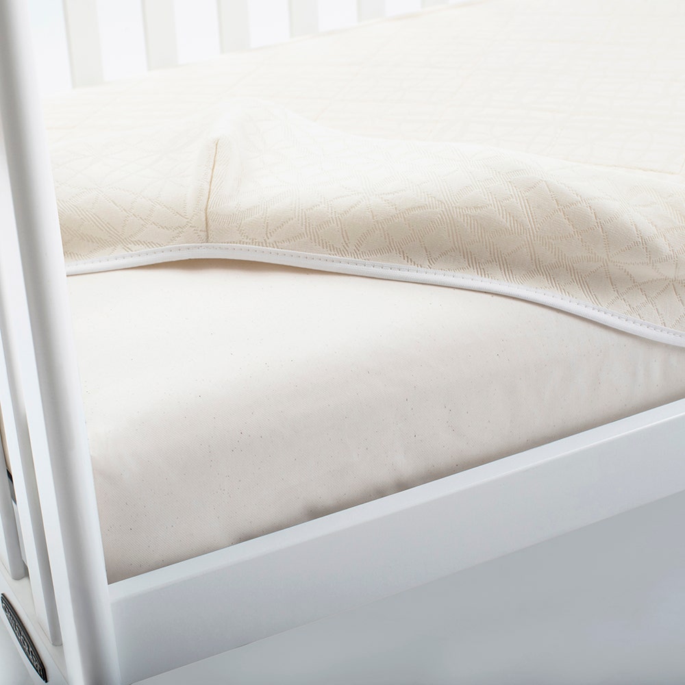 Naturepedic organic waterproof fitted crib pad 2025