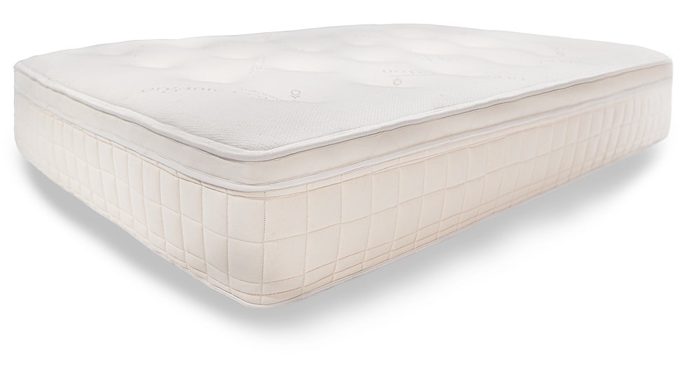 Concerto Organic Mattress on White Background