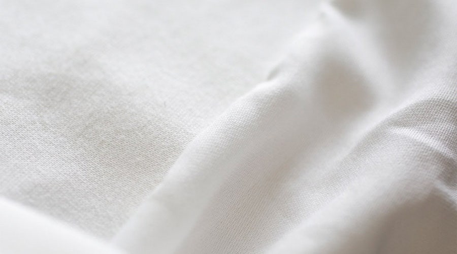 Close-up image of organic fabric 