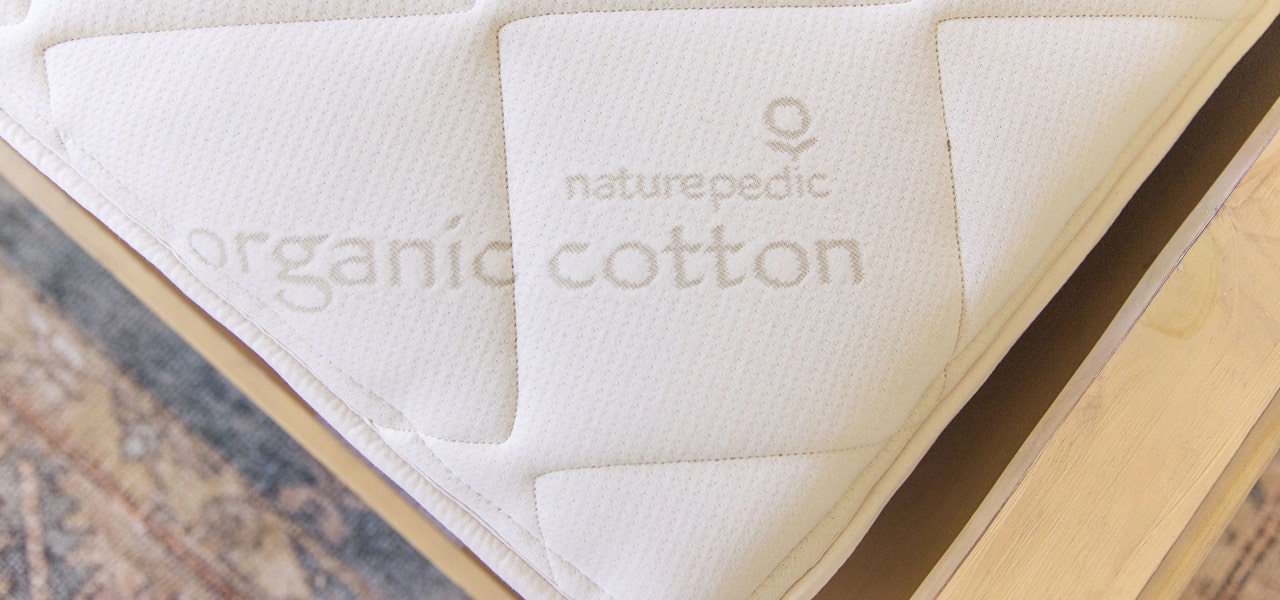 Naturepedic organic mattress with organic cotton quilt