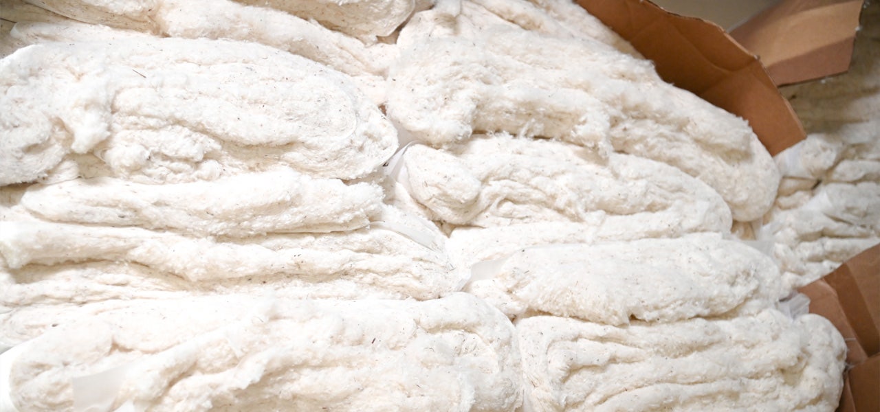 Certified organic cotton batting used in Naturepedic mattresses