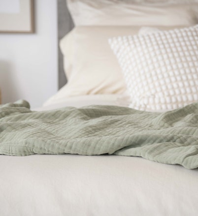 Shop Organic Cotton Muslin Duvet Cover