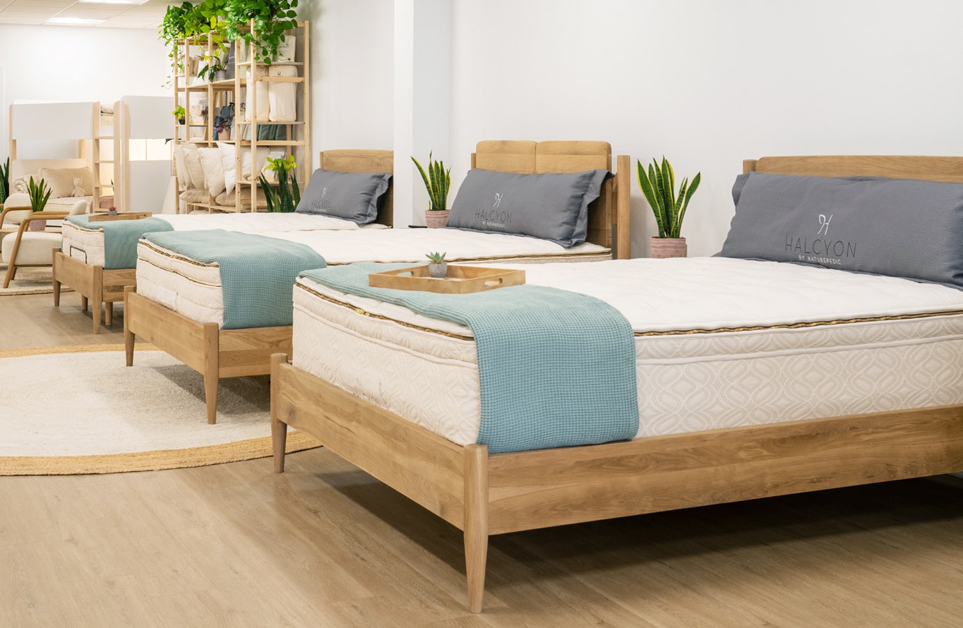 Inside Organic Mattress Bedding Store
