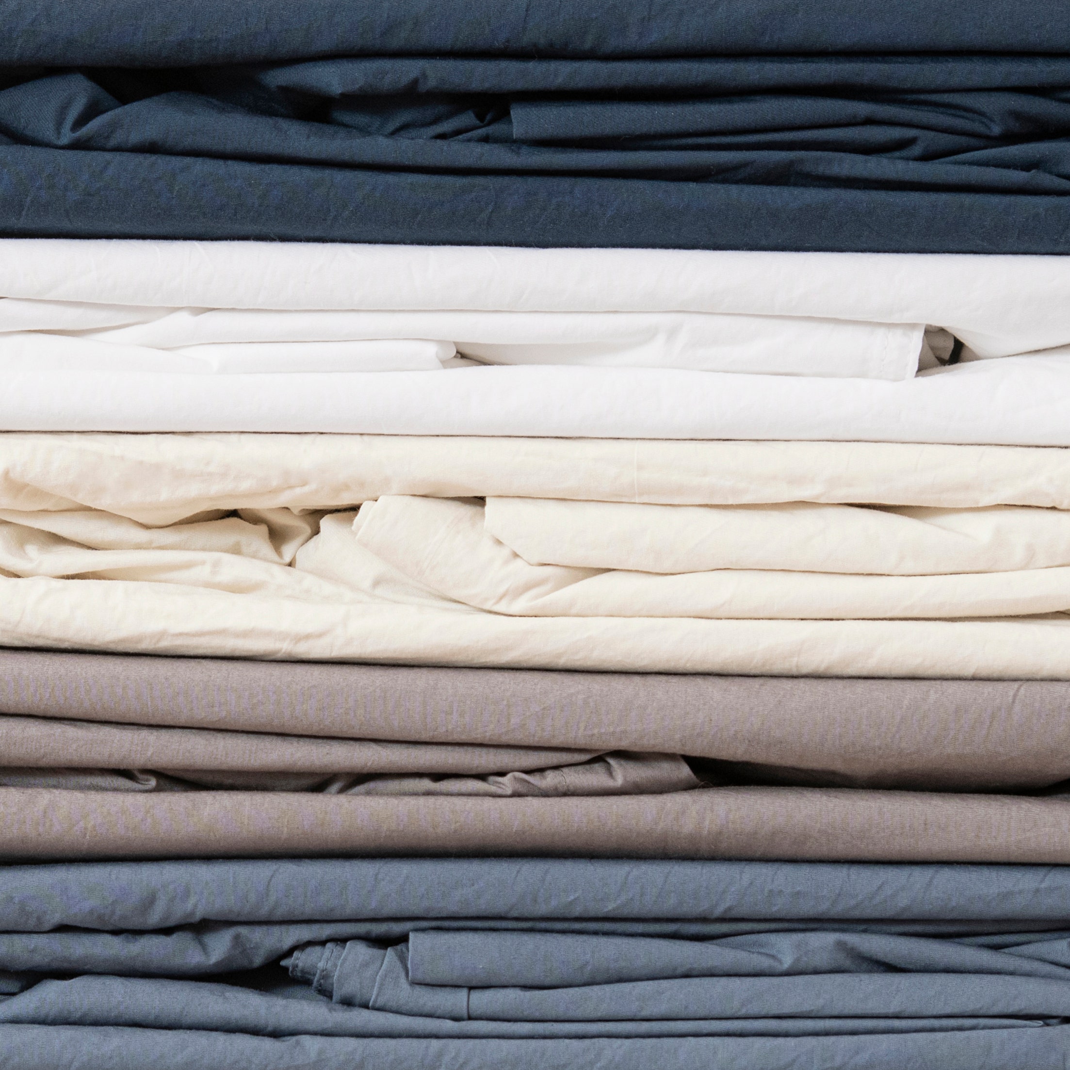 Stack of Percale fabric