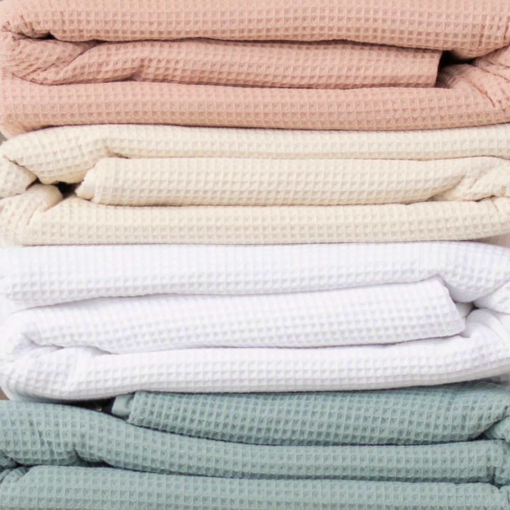 Waffle fabric colorways